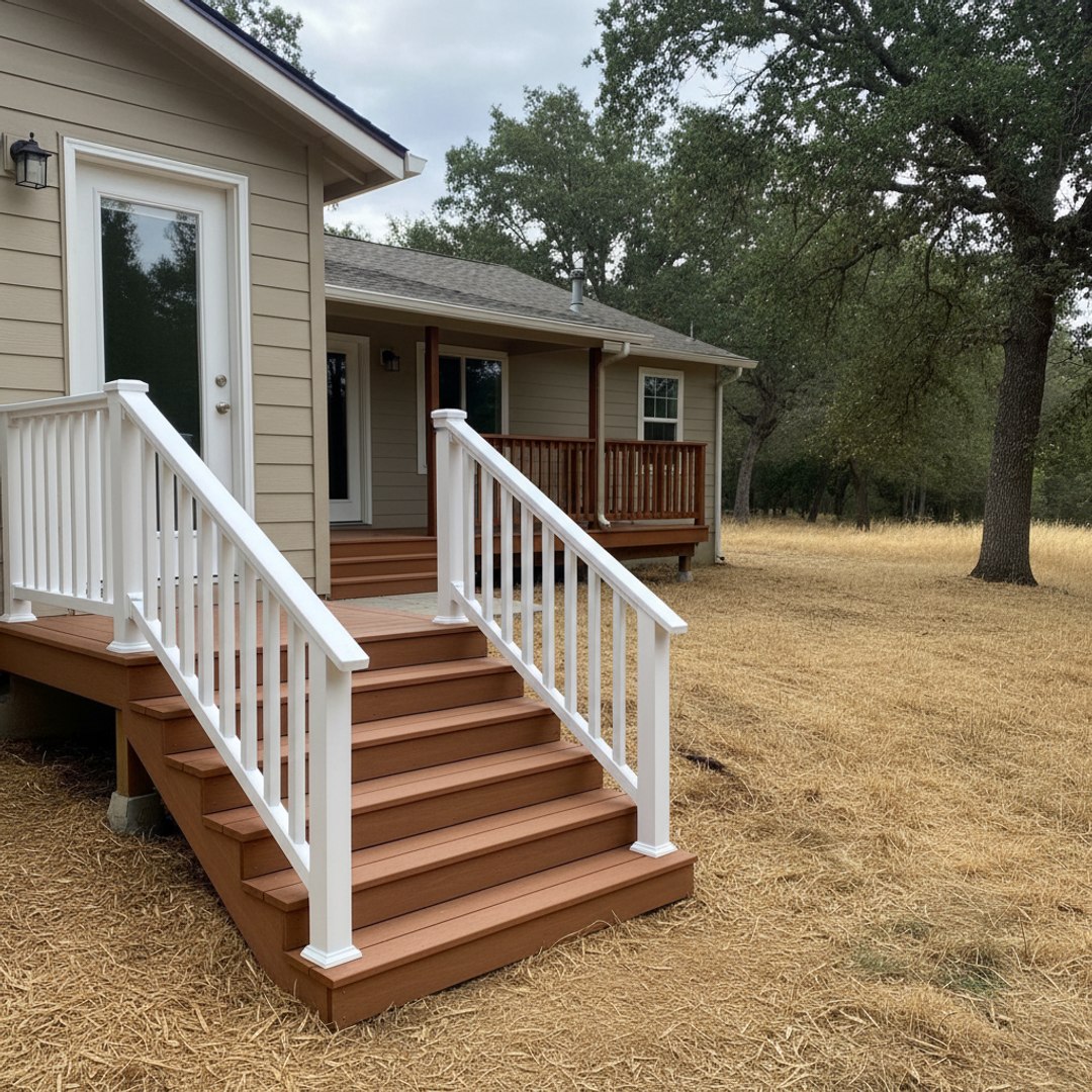 Charis Deck Solutions crew working on a home